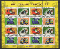 Philippines (2013) MS / Tricycles - Philippines