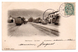 La Gare. Train Sur Voie - Tizi Ouzou