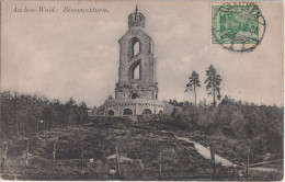Delcampe - Aachen-Wald 1907; Bismarckturm - Gelaufen. (A. Schweitzer - Aachen) - Aachen