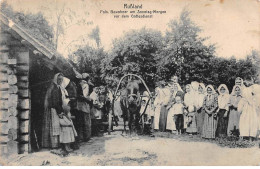 Lituanie - N°78502 - Rubland - Poin - Bewohner Am Sonntag-Morgen Vor Dem Gottesdienst - Lithuania