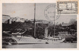 1949 . Carte Maximum . N°105561 .monaco.hirondelle II 1914 .cachet Monaco . - Maximumkarten (MC)