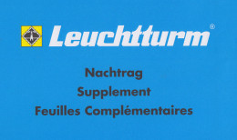 Leuchtturm Nachtrag Bundesrepublik Deutschland Zusammendrucke 2024 SF - Vordruckblätter