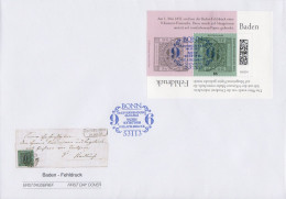 D,Bund Mi.Nr. Block 90 Tag Der Briefmarke 2022, Baden Fehldruck - Andere & Zonder Classificatie
