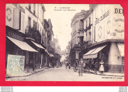 F-33-Langon-07A32  Grande Rue Maubec, Commerces, Petite Animation, Cpa - Langon