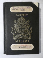 Passeport, Passport, Malawi, émis En 1993 - Documentos Históricos