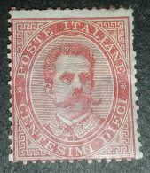 Italy 10c 1879 King Umberto I MH Sassone 38 Value 300 Euros - Ongebruikt
