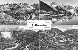 SUISSE - Alpenpässe - Klausen - Susten - Furka - Gotthard - Alpes - Col - Sentier - Lac - Carte Postale Ancienne - Other & Unclassified