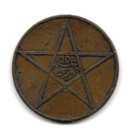 (Monnaies). Maroc. Morocco.  10 Mazynas Mazunas 1330 & 10 Fr 1371 - Maroc
