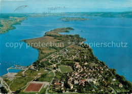 Radolfzell Bodensee Fliegeraufnahme Mit Halbinsel Mettnau Insel Reichenau Und Gn - Radolfzell