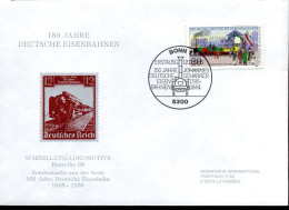 FDC - 150 Jahre Eisenbahnen - Schnellzug-Lokomotive Baureihe 03 - Andere & Zonder Classificatie