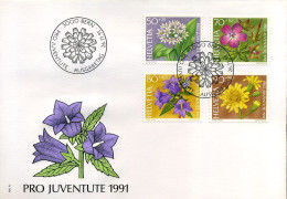 Zwitserland - FDC - Pro Juventute 1991 - FDC