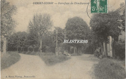 Ermont (95) Ermont Cernay Carrefour Du Clos Dumont Envoyé 1908 A Parmain - Ermont-Eaubonne