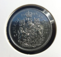 Canada 1985  50 Cents UNC Mint * Coat Of Arms * - Canada