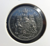Canada 1980   50 Cents UNC Mint * Coat Of Arms * - Canada