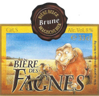 ÉTIQUETTE DE BIÉRE BELGE - Brasserie Vervifontaine. - Bière