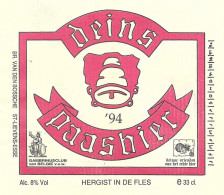 ÉTIQUETTE DE BIÉRE BELGE - Brasserie Van Den Bossche. - Bière