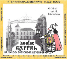 ÉTIQUETTE DE BIÉRE BELGE - Brasserie Van Den Bossche. - Bière