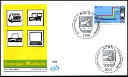 Bundesrepublik  - FDC - Europa CEPT 1988 - 1988