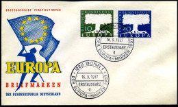 Bundesrepublik - FDC - Europa CEPT 1957 - 1957