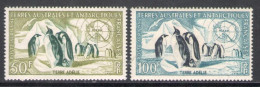 1956 TAAF - Posta Aerea - Yvert N. 2/3 Fauna - MNH** - Andere & Zonder Classificatie