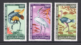 1967 MAURITANIE - Posta Aerea - Catalogo Yvert N. 64-66 - Uccelli - 3 Valori - MNH** - Andere & Zonder Classificatie