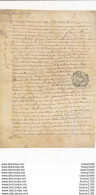 AN 1757 PARCHEMIN Notaire Jacques François Champion Et Jacques ? ( Communes De Chartrene ? à Vérifier Pas Facile ) - Documents Historiques