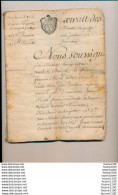 CAHIER De 1766 Minute Du Greffe à CHANCEAUX 21 Côte D'or Notaire Verzey à Bouzot Bizot à Prud'hommes 21 Benoist Madrolle - Documents Historiques