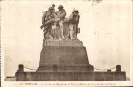 CPA La Champagne Le Groupe Du Monument De Navarin Oeuvre Du Sculpteur Real Del Sarie - Champagne Sur Oise
