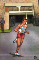 CPA Athletisme Jeux Olympiques Los Angeles Marathon Berlin Londres Helsinki Melbourne Rome Tokyo Mexico - Leichtathletik