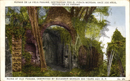 CPA Ruinas De La Vieja Panama Destruidas Por El Pirata Morgan Hace Republica De Panama - Panama
