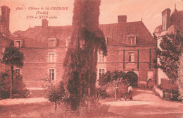 FRANCE - Saint Hermine - Château - XVIe - XVIIe Siècles - Fenêtres - Arbres - Brouette - Animé - Carte Postale Ancienne - Sainte Hermine