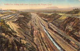A880 Panama Canal Culebra Cut North From Contractors Hill Railway Postcard - Panama