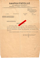 GG: Saatgutstelle Kazimierza: Bescheinigung Fortführung Saatguthandel 1941 - Documents Historiques