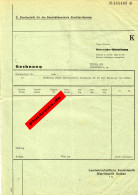 GG Rechnungsformular Getreide Abteilung Krakau Landwirtschaftliche Zentralstelle - Documents Historiques
