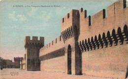 FRANCE - Avignon - Remparts - Boulevard St Michel - Colorisé - Ed Artistique Ideale - F Bean - M F B - Carte Postale - Avignon