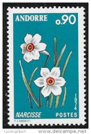 ANDORRE  -  TIMBRE  N° 236  -  NARCISSE       -     NEUF  -  1974 - Ungebraucht