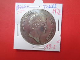 BAYERN THALER 1832 ARGENT (A.3) - Taler Et Doppeltaler