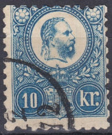 Hongrie 1871 Mi 11a Bleu Roi François Joseph (A48) - Gebraucht
