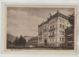 Schweiz 1925 Gelaufene Postkarte, THUN-KASERNE III, 2 Scans EIDG. MILITÄRSCHULEN. Die Kaserne - Abstempelungen