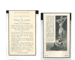Souvenir Décès Désiré  DE LOOSE   LOOCHRISTI    1945 - Todesanzeige