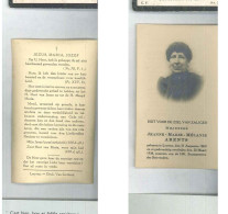 Souvenir Décès Jeanne ARENTS   LEUVEN   1938 - Todesanzeige