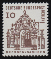 242a Bauwerke 10 Pf Zwinger Dresden ** - Neufs
