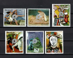 Paraguay 1981 Paintings, Pablo Picasso 100th Birthday Anniversary Set Of 6 With "Philatelia 81" Overprint MNH - Picasso