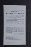 Faire Part Deces - Doodsprentje Michel Delogne. +Rochehaut. - Todesanzeige