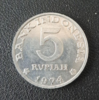 Indonesië 5 Rupiah 1974 "FAO - Family Planning"  - KM# 37 - Indonesia