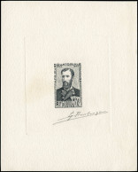 AFRIQUE EQUATORIALE Poste EPA - 228, épreuve D'artiste En Noir, Signée: 10f. Savorgnan De Brazza - Andere & Zonder Classificatie