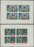 ANDORRE Poste ** - 253/54, 2 Feuillets De 4 Non Dentelés: Europa 1976 - Cote: 560 - Ungebraucht