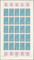 GABON Poste ** - 212/14, 3 Feuilles Entières De 25 Non Dentelées, Cd 1967: Jeux Olympiques De Grenoble 1968 - Altri & Non Classificati