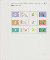 ISLANDE Poste (*) - 350/51, Série Non Dentelée Couleurs Non Adoptées + 10 Essais Sur Feuille Officielle N° 810 Des Archi - Other & Unclassified