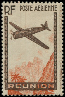 REUNION Poste Aérienne * - 3aa, Valeur Faciale Absente Et Centre Très Déplacé - Cote: 210 - Posta Aerea